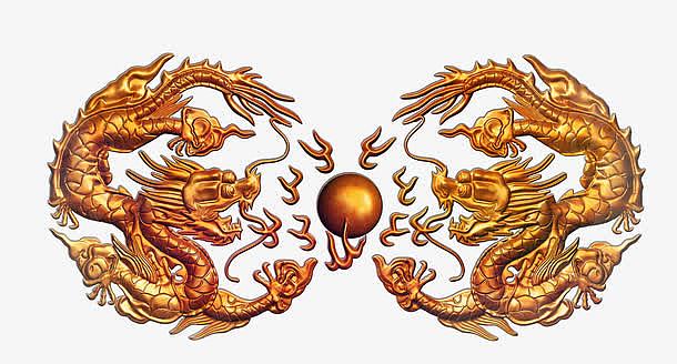 双龙图素材_双龙图图片元素-觅元素