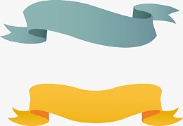 矢量创意设计黄蓝色推广标签图