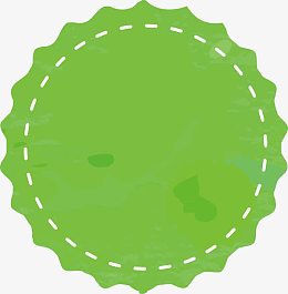 矢量创意设计锯齿形标签图