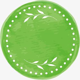 矢量创意设计绿色树叶推广图