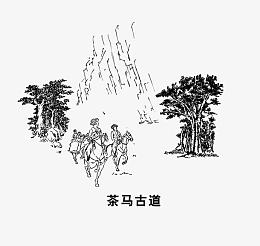 插画茶马古道