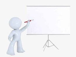 卡通小白人讲解知识图