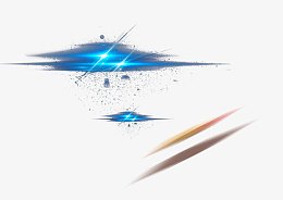 光效 蓝色 炫酷 装饰