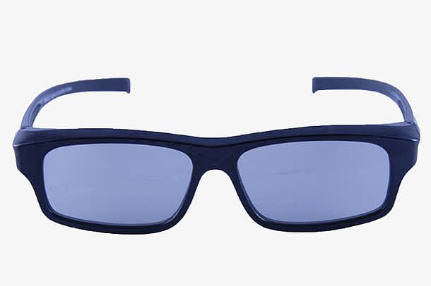 蓝色3D眼镜