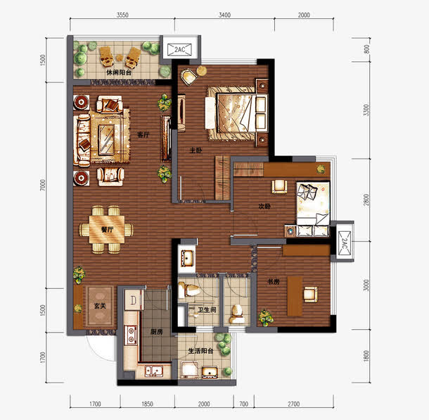 房屋建筑平面图素材免费下载_觅元素