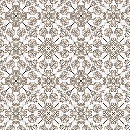 欧式复古花纹墙布墙纸矢量图