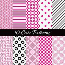 矢量粉色格子背景