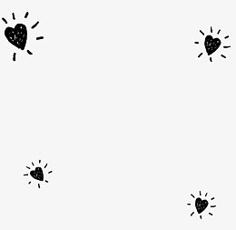 手绘爱心背景素材