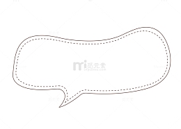 简单卡通可爱对话框