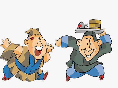 古代店老板与店小二