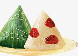蜜枣红色香甜粽子食物