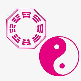 宗教道教八卦矢量素材