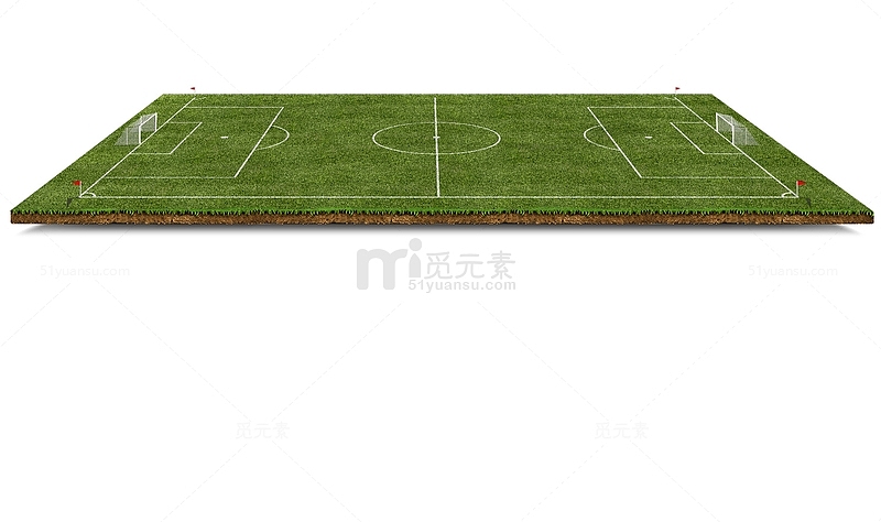 足球场地装饰图
