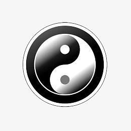 阴阳鱼图标按钮免费下载