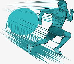 全力冲刺奔向终点