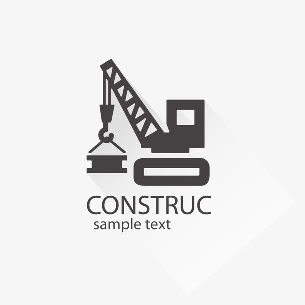 创意建筑施工标志矢量素材图片免