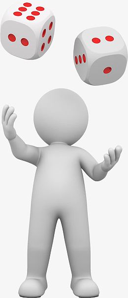 玩骰子的3d小人