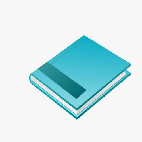 矢量蓝色本子素材免费下载_觅元素