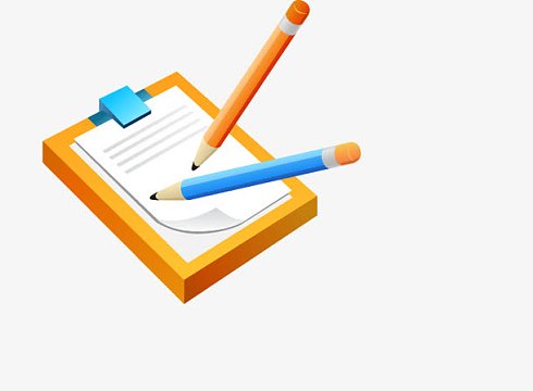 卡通矢量记事本