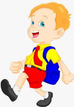 去上学的小朋友