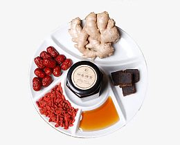 分格盘里的食材