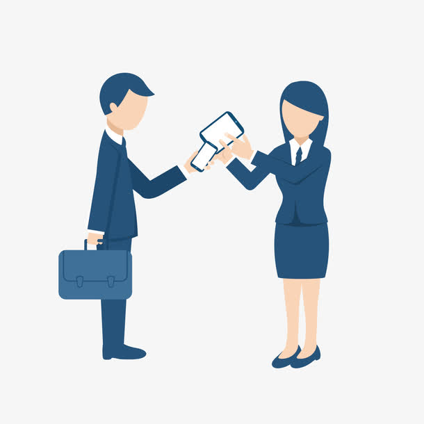 矢量图案素材新员工