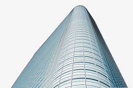 仰视建筑png素材