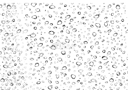 玻璃上的雨珠素材