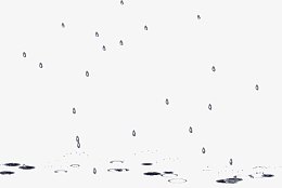 黑色雨滴