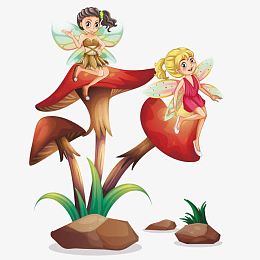 矢量森林精灵