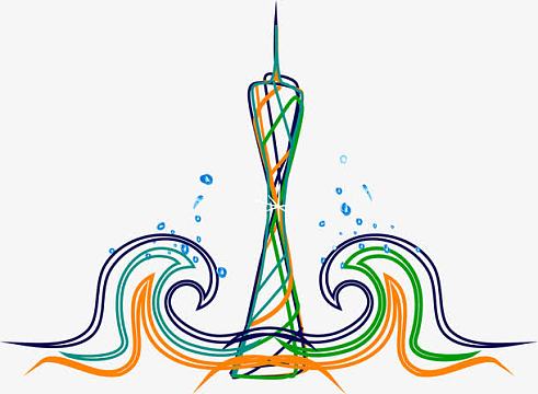 广州塔小蛮腰素材_广州塔小蛮腰图片元素-觅元素