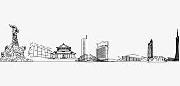 几个矢量著名建筑线图