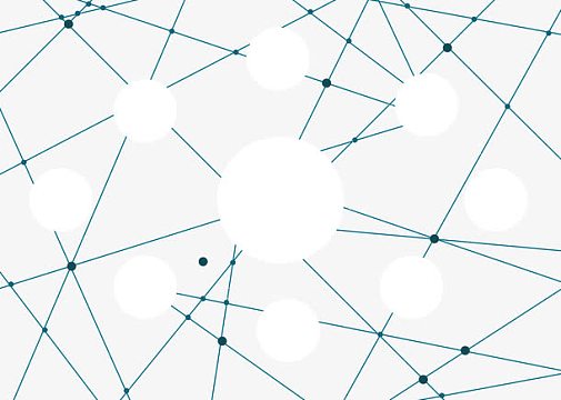 矢量激光线背景白色圆形思维导图