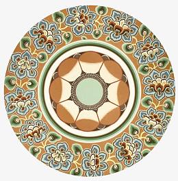 png藏式花边图形pngpngpngpng圆形华丽藏式边框pngpng彩色华丽藏式