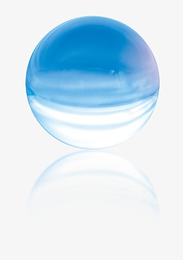 蓝色水晶球