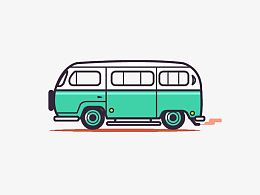 卡通公交车