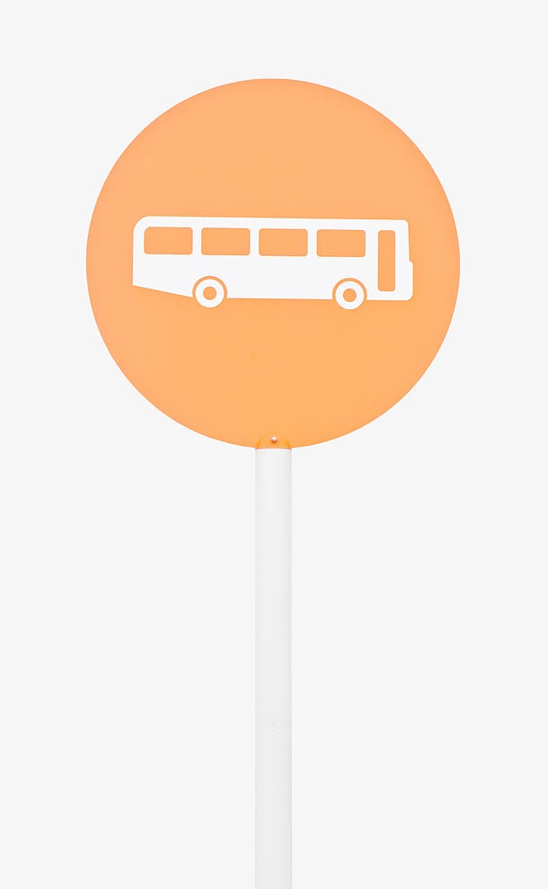 公交车站牌图标素材