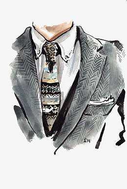 时尚西服