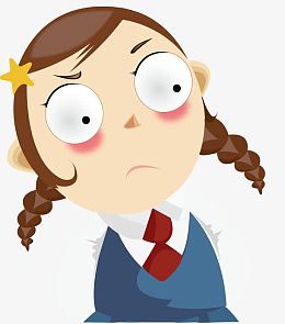歪着头的女孩