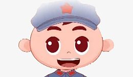 红军小兵男孩