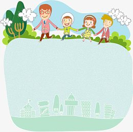 矢量郊游素材