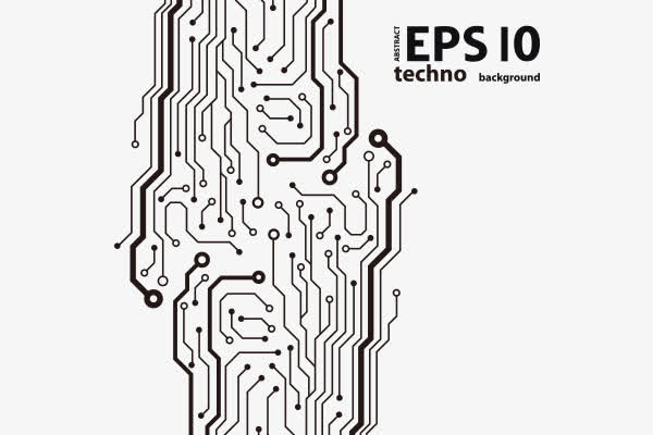 关键词 : 科技电路,智能,黑白,数据