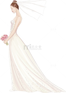 新娘矢量图