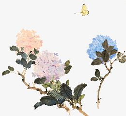 手绘花朵