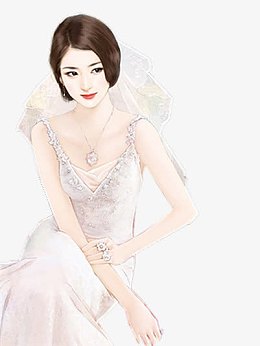 手绘美女