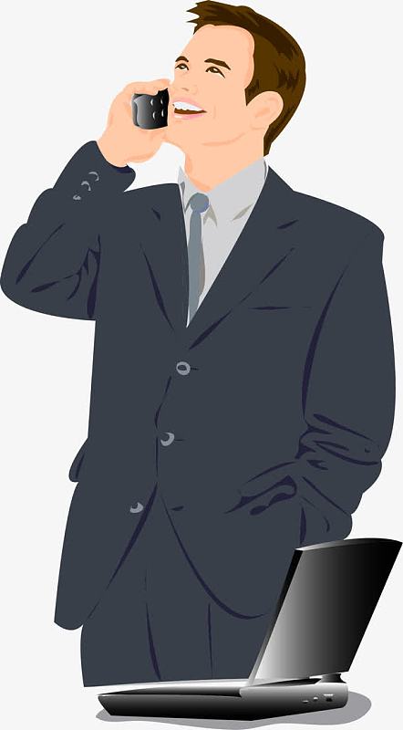 职场精英企业主管免抠图