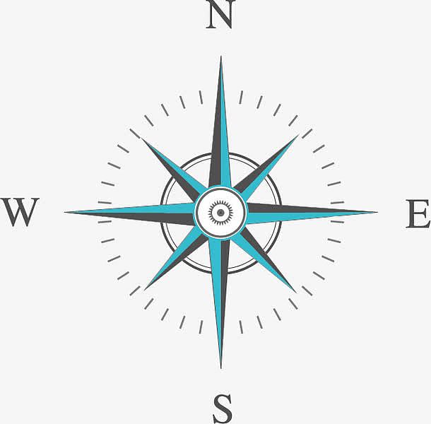 指南针矢量图
