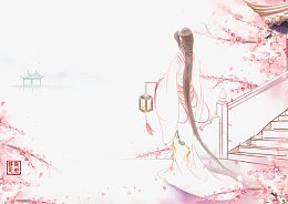 唯美古风意境插画