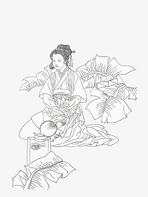 关键词 : 黑白线条,简笔画,古典[声明] 觅元素所有素材为用户免费分享