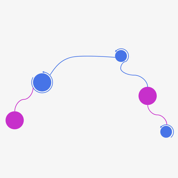 矢量ppt曲线连接